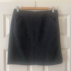 S.Oliver Mini Skirt w/ Pockets Size 8 US Lined Fall Fashion Grey Black